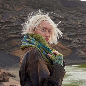 Коул JAEL коллекция Punto 77 PTO-077_03 связан из пряжи LANG YARNS Donegal Tweed+