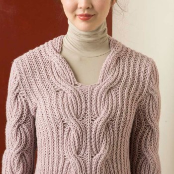 Женский Вязаный Свитер 238-39 LANGYARNS CASHMERE CLASSIC