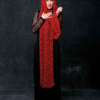 Цветочный платок FAM 216 Pavenstedt LANGYARNS CASHMERE CLASSIC