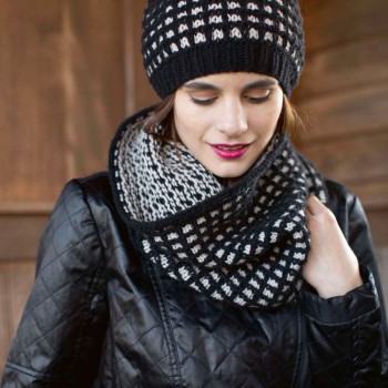 Вязаная Шапка и Снуд FAM 217 Аксессуары 217-21_02 LANGYARNS CASHMERE CLASSIC