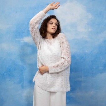 Свитер FAM 276 Коллекция 276-16 LANGYARNS CASHMERE DREAMS