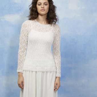 Свитер FAM 276 Коллекция 276-17 LANG YARNS CASHMERE DREAMS
