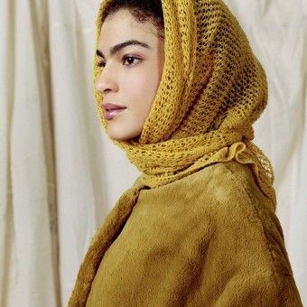 Треугольный вязаный платок Punto 32 TÜCHER PTO-032_13 LANGYARNS CASHMERE DREAMS