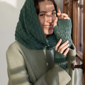Кашне BRITTANY Punto 78 CASHMERE PTO-078_10 LANGYARNS CASHMERE LACE