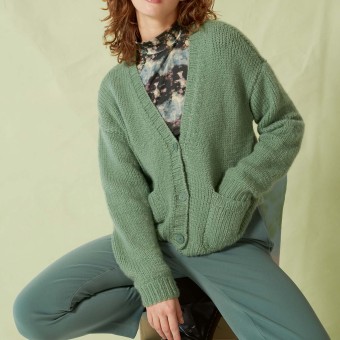 Кардиган FAM 274 Коллекция 274-46 LANGYARNS CASHMERE LIGHT