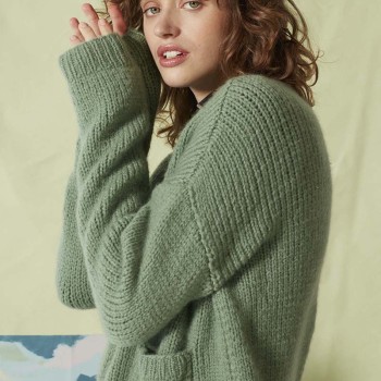 Кардиган FAM 274 Коллекция 274-46 LANGYARNS CASHMERE LIGHT
