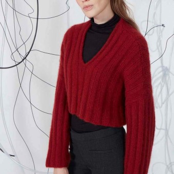 Свитер FAM 269 Коллекция 269-15 LANGYARNS CASHMERE LIGHT
