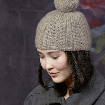 Шапка вязаная FAM 258 Аксессуары 258-54 LANGYARNS CASHMERE LIGHT