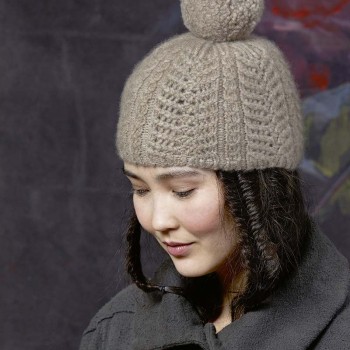 Шапка вязаная FAM 258 Аксессуары 258-54 LANGYARNS CASHMERE LIGHT