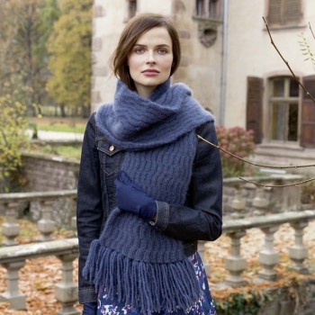 Шарф FAM 244 LANDMASCHEN 244-22 LANG YARNS CASHMERE LIGHT