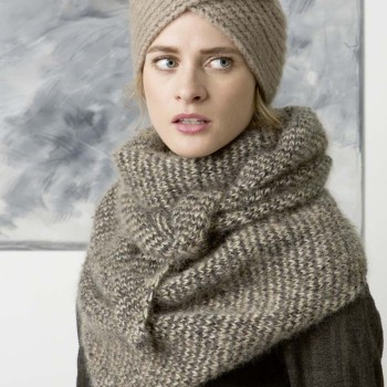 Вязаный Тюрбан FAM 239 Аксессуары 239-02_01 LANG YARNS CASHMERE LIGHT