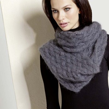 Круглый платок 199-68 LANG YARNS MOHAIR LUXE LAMÉ