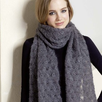 Шаль 199-67 LANG YARNS MOHAIR LUXE LAMÉ