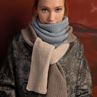 Шарф Punto 40 NOBLE YARNS PTO-040_03 LANGYARNS NOBLE CASHMERE