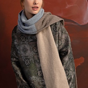 Вязаный Шарф Punto 40 NOBLE YARNS PTO-040_03 LANG YARNS NOBLE CASHMERE