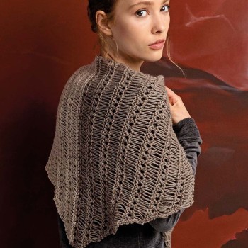 Треугольный платок Punto 40 NOBLE YARNS PTO-040_01 LANGYARNS NOBLE CASHMERE