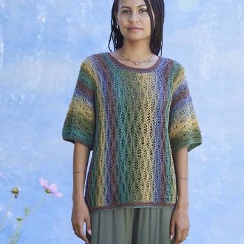 Свитер с короткими рукавами ALESSANDRA Punto 71 SILK COLOR PTO-071_07 LANGYARNS Цвет шелка