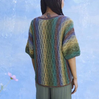 Свитер с короткими рукавами ALESSANDRA Punto 71 SILK COLOR PTO-071_07 LANGYARNS Цвет шелка