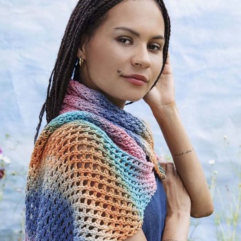 Шарф MELINA Punto 71 SILK COLOR PTO-071_02 LANGYARNS Цвет шелка