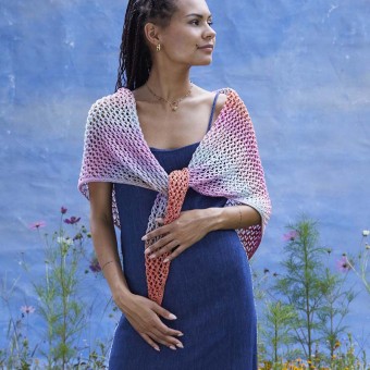 Платок ASENA Punto 71 SILK COLOR PTO-071_04 LANGYARNS Цвет шелка