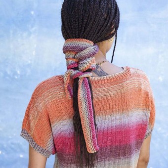 Свитер с короткими рукавами RACHEL Punto 71 SILK COLOR PTO-071_05 LANGYARNS Цвет шелка