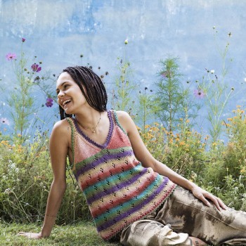 Топ ROSITA Punto 71 SILK COLOR PTO-071_03 LANGYARNS Цвет шелка