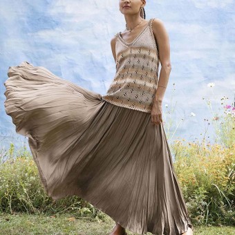 Топ ROSITA Punto 71 SILK COLOR PTO-071_03 LANGYARNS Цвет шелка