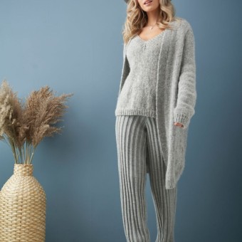 Кардиган мечты из пряжи Rowan Alpaca Classic 57% альпака, 43% хлопок