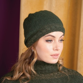 Шапка из Alpaca Classic — ультратрендовый фасон