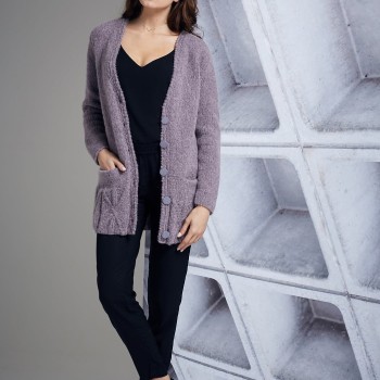 Brushed Fleece для трендовых кардиганов — уютный шик