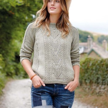 Пряжа Rowan Cotton Cashmere с кристальным теплом для изысканных узоров-рос