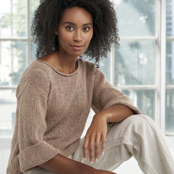 Исключительная прочность и благородная текстура: пряжа Felted Tweed от Rowan с оптимальным составом (50% меринос, 25% альпака, 25% вискоза) для долговечных изделий