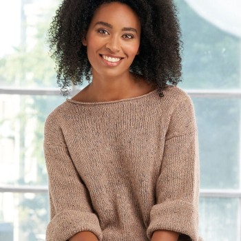 Премиальная пряжа с уникальной меланжевой текстурой: Rowan Felted Tweed (50% шерсть, 25% альпака, 25% вискоза) создаёт эффект ручной выделки