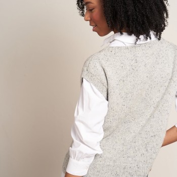 Роскошная Rowan Felted Tweed, для элегантных кардиганов с утончённым твидовым стилем.