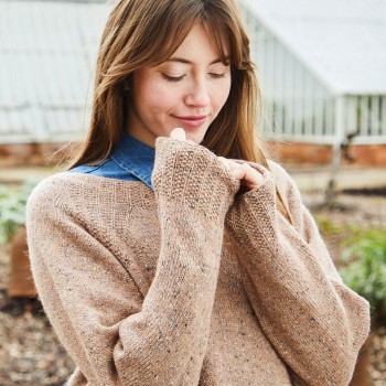 Felted Tweed прекрасно подходит для аранов и рельефных узоров