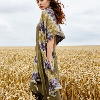 Элегантная Rowan Felted Tweed, для жаккардовых шапок с гармоничной смесью мериноса и вискозы