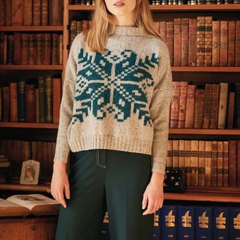 Элегантная Rowan Felted Tweed в серо-голубом, смесь мериноса и вискозы для стильных вязаных платьев