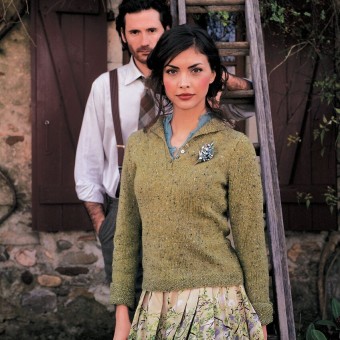 Rowan Felted Tweed, для уютных кардиганов с мягкой текстурой и валяным шармом