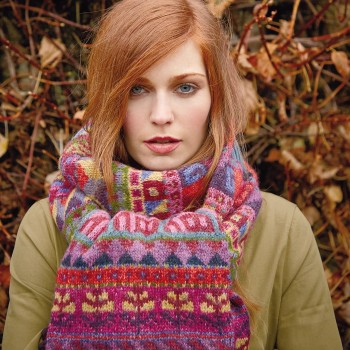 Пряжа Rowan Felted Tweed, для жаккардовых узоров Fair Isle с мягкой текстурой и твидовым шармом