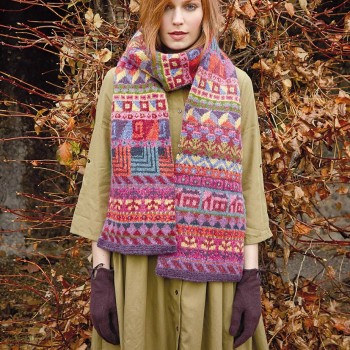 Rowan Felted Tweed, для лёгких шалей с валяной текстурой и превосходной блокировкой узоров