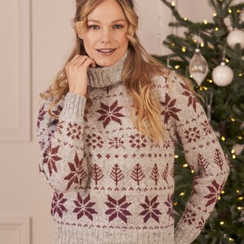 Rowan Felted Tweed DK, для жаккардовых аксессуаров с тёплой смесью мериноса