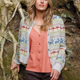Пряжа Rowan Felted Tweed, с твидовыми вкраплениями, для стильных кардиганов с мягкой драпировкой