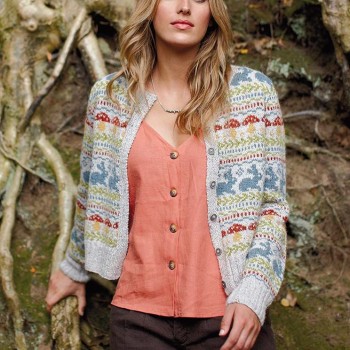 Пряжа Rowan Felted Tweed, с твидовыми вкраплениями, для стильных кардиганов с мягкой драпировкой