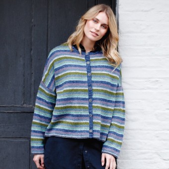 Мягкая Rowan Felted Tweed DK, для утончённых платьев с твидовыми вкраплениями и чёткими узорами