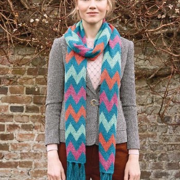 Пряжа Rowan Felted Tweed, для шалей с платочной вязкой и превосходной драпировкой