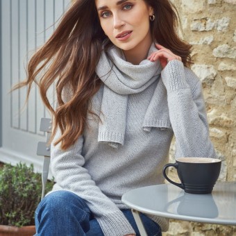 Rowan Pure Cashmere с нежной и тёплой текстурой