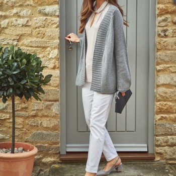 Rowan Pure Cashmere для уютных кардиганов с драпировкой
