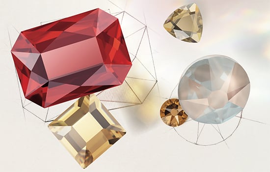 Эволюция плоских кристаллов Swarovski