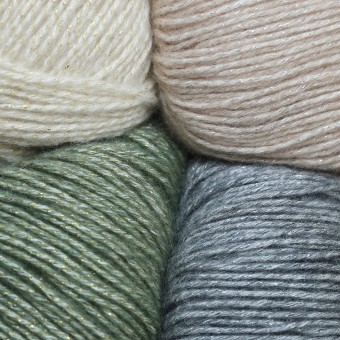 Прекрасные отенки пряжи люрексом Aura Yarns Fashion Shiny Day