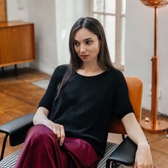 Пряжа для футболки Fashion Li Vi — 70% вискоза, 30% лен